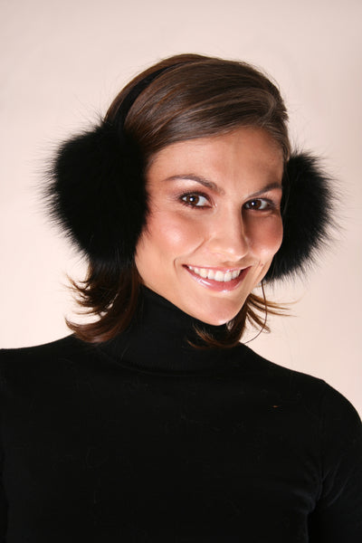 Velvet Band Fur Earmuff- Mauve - Snowflake