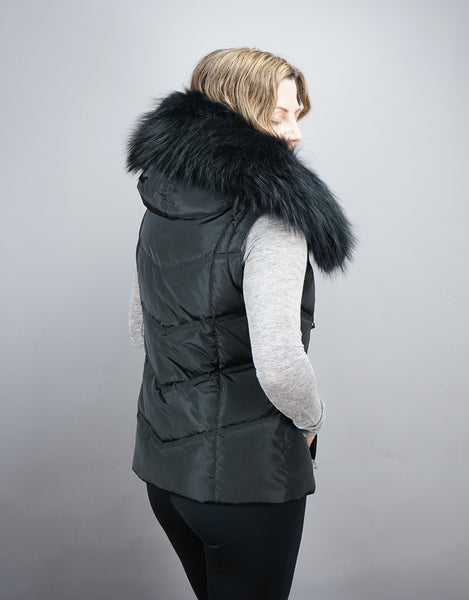 THINK FUR Boa Layered Like Vestブラック値引き！ Poodle boa long vest｜スリードッツ オフィシャルオンライン