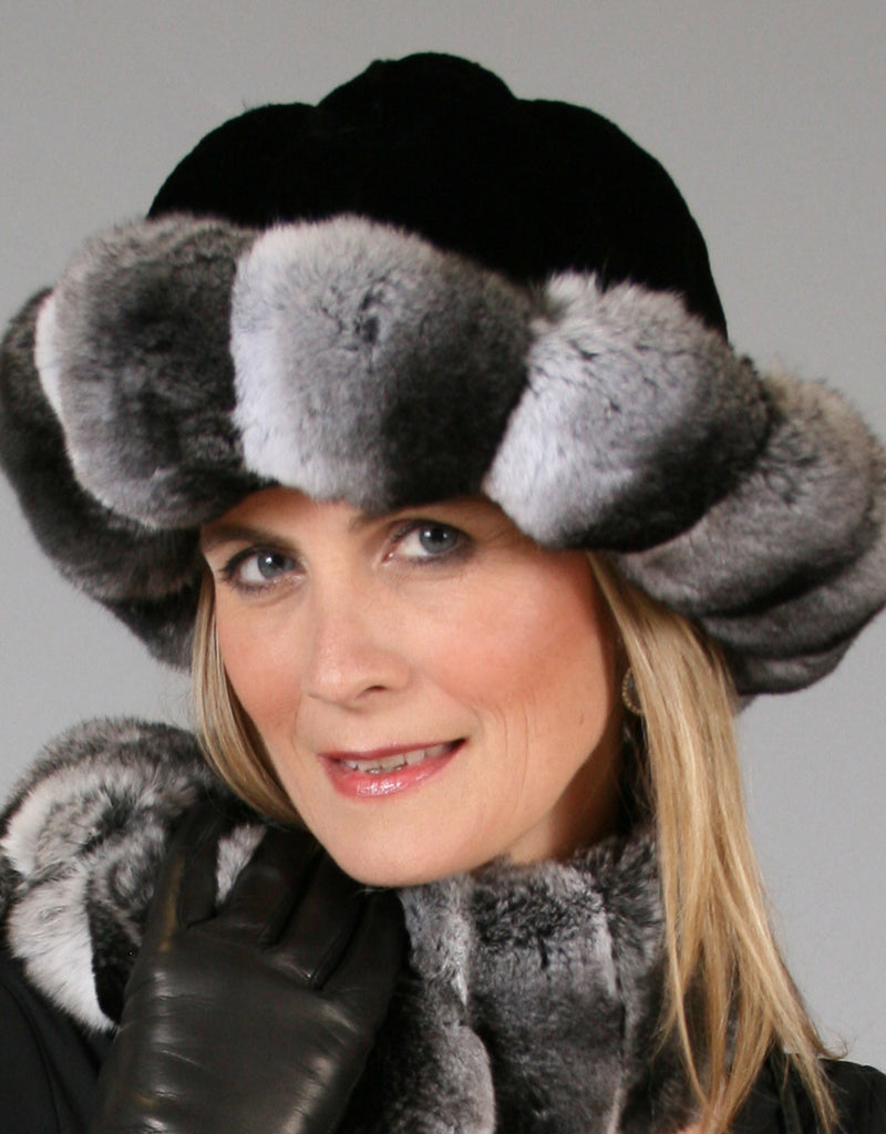 Mink Softy - Black / Chinchilla