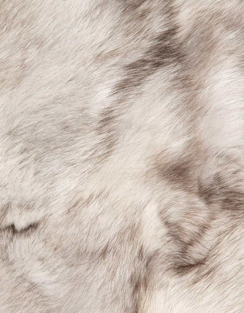 CANADIANA Fox Blanket - Natural Blue Fox