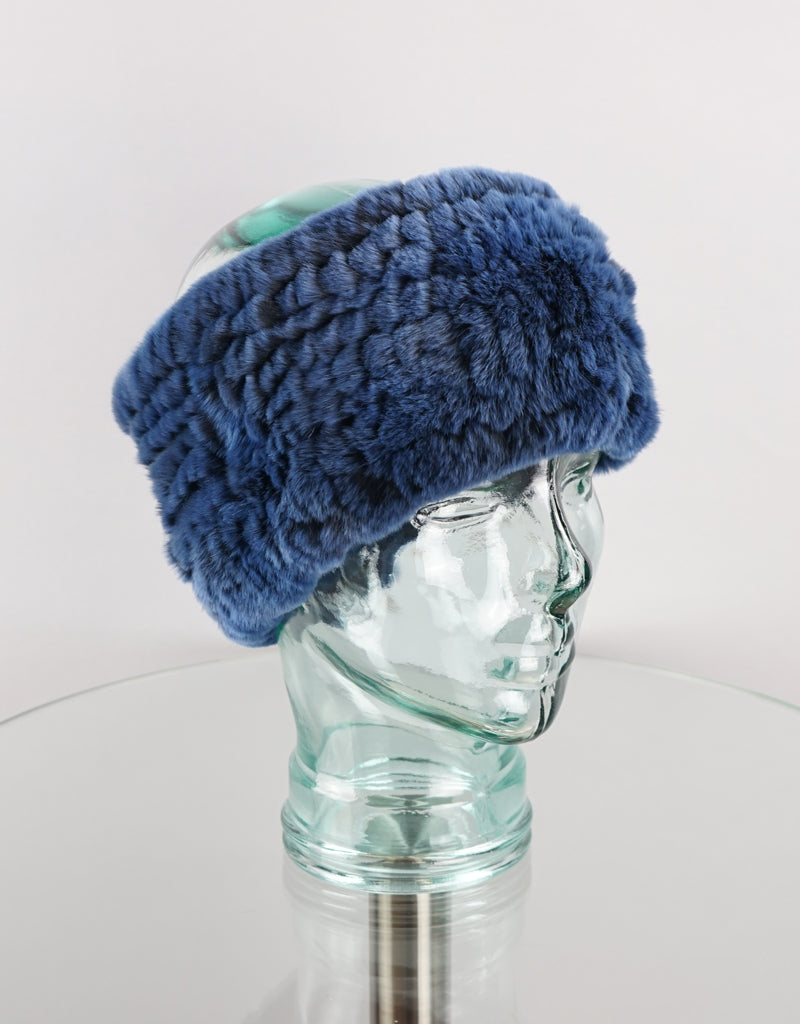 Stretch Headband- True Blue