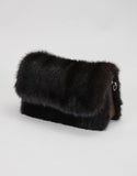 Mink Clutch - Dark Brown