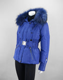 Belted Sporty Jacket-Electric Blue
