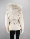 Belted Sporty Jacket-Beige