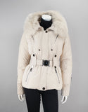 Belted Sporty Jacket-Beige