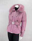 Belted Sporty Jacket-Mauve