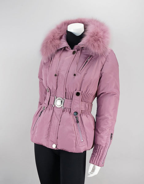 Belted Sporty Jacket-Mauve