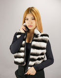 Rex Cropped Vest - ChinchillaRex