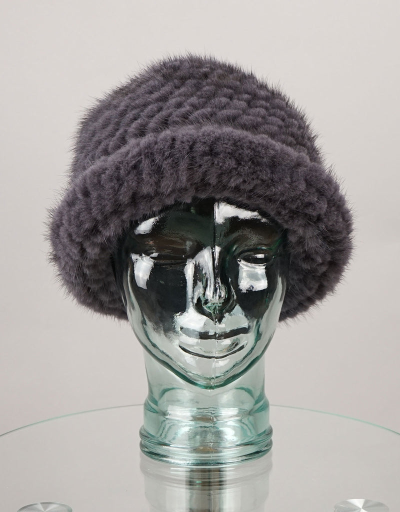 Mink Brim Hat - Charcoal