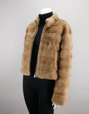 Mink Cropped Jacket - Palomino