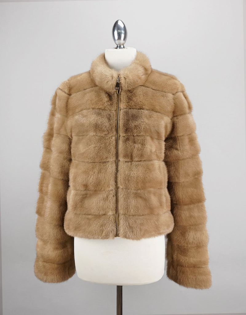 Mink Cropped Jacket - Palomino