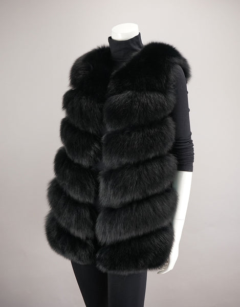 Fashion Fox Vest- Black