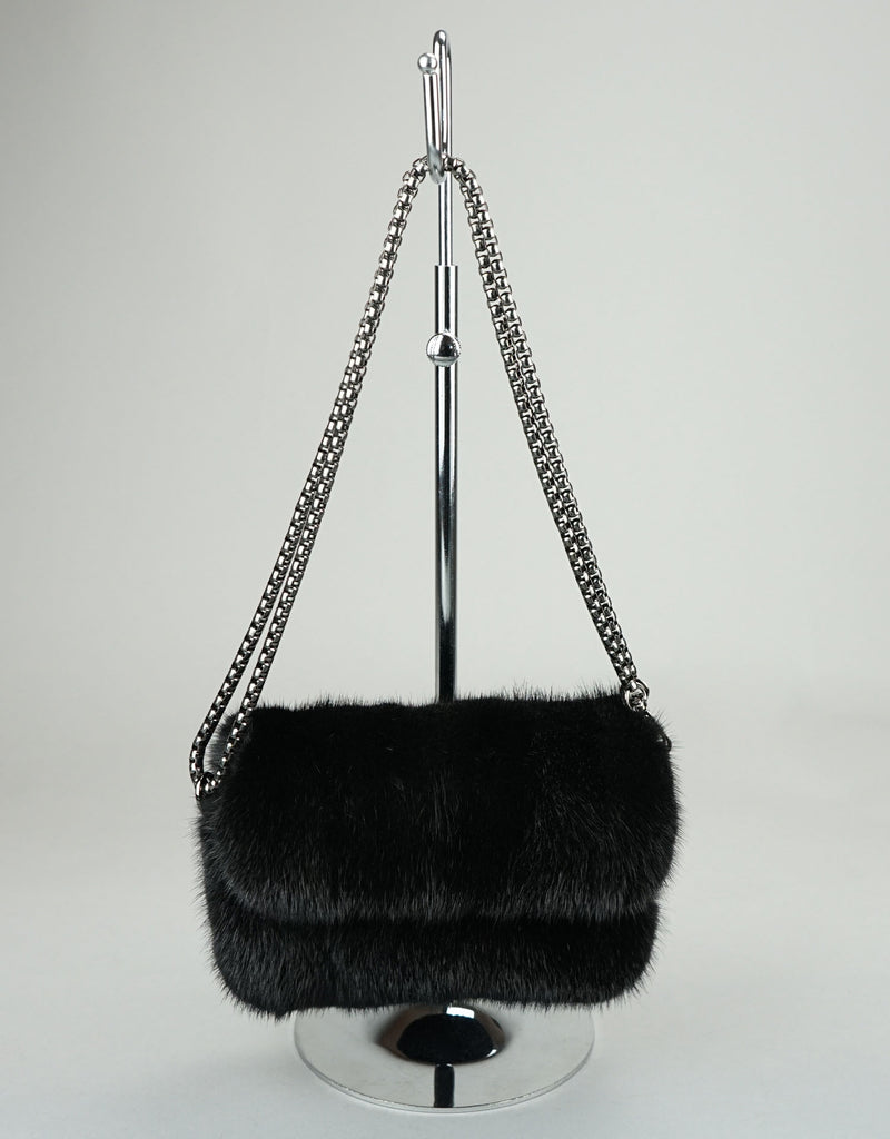Mink Clutch - Black