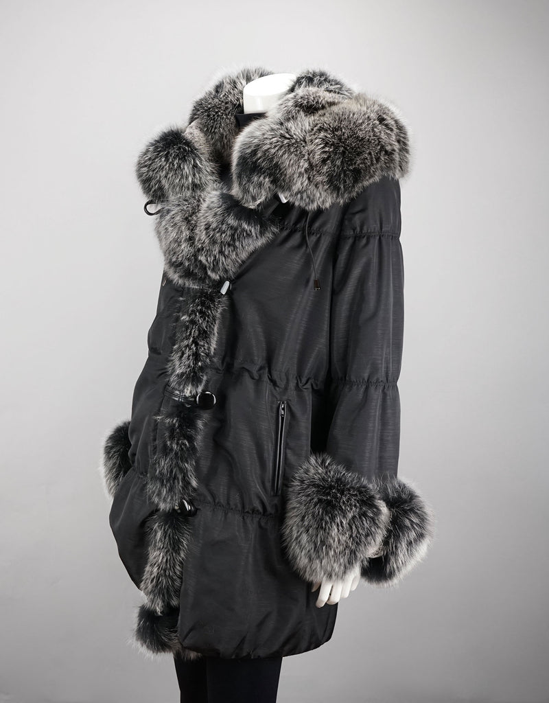 Fox/Rex Trim Stroller with Detach Hood-Black