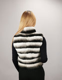 Rex Cropped Vest - ChinchillaRex