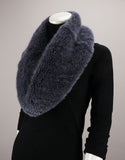 Minktail Stretch Cowl/ Shrug - Charcoal