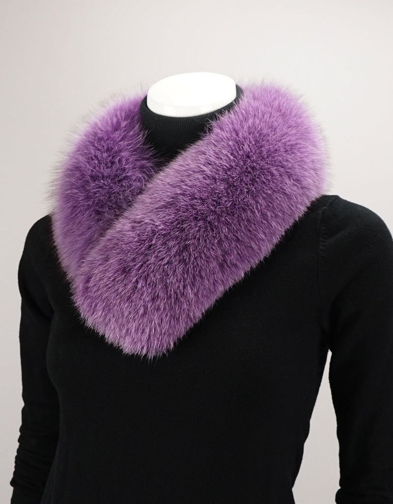 Fur Headband- Bright Purple