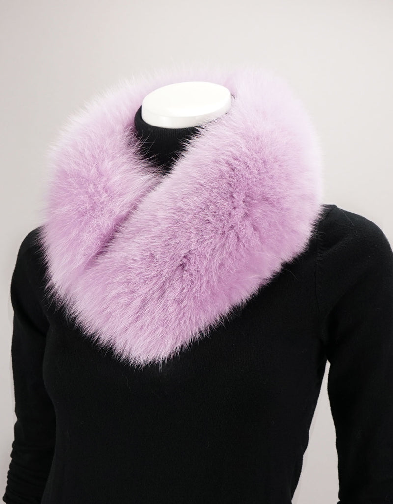 Fur Headband- Mauve