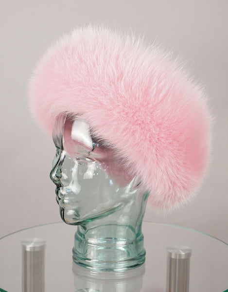 Fur Headband- PalePink