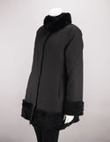 Reversible Poly Carcoat/ Rex Lined - Black