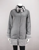 Reversible Poly Carcoat/ Rex Lined - Grey