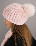 Classic Pom Pom Hat - Pink