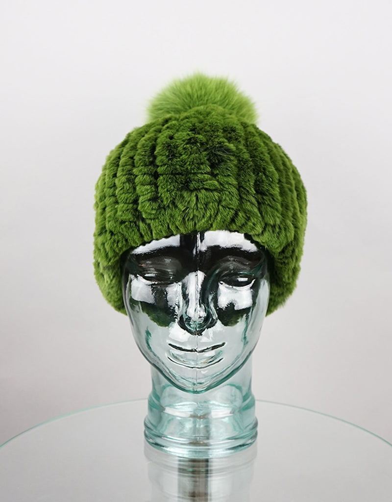 Classic Pom Pom Hat - Peridot