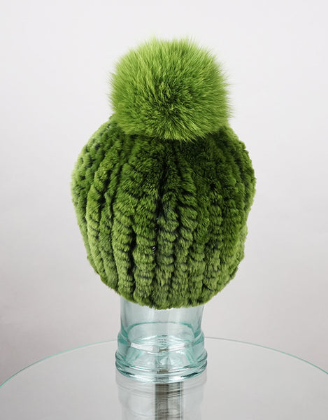 Classic Pom Pom Hat - Peridot