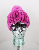 Classic Pom Pom Hat - Magenta