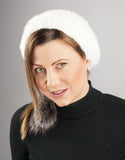 Draw Slouch Hat - White Mink