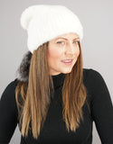 Draw Slouch Hat - White Mink