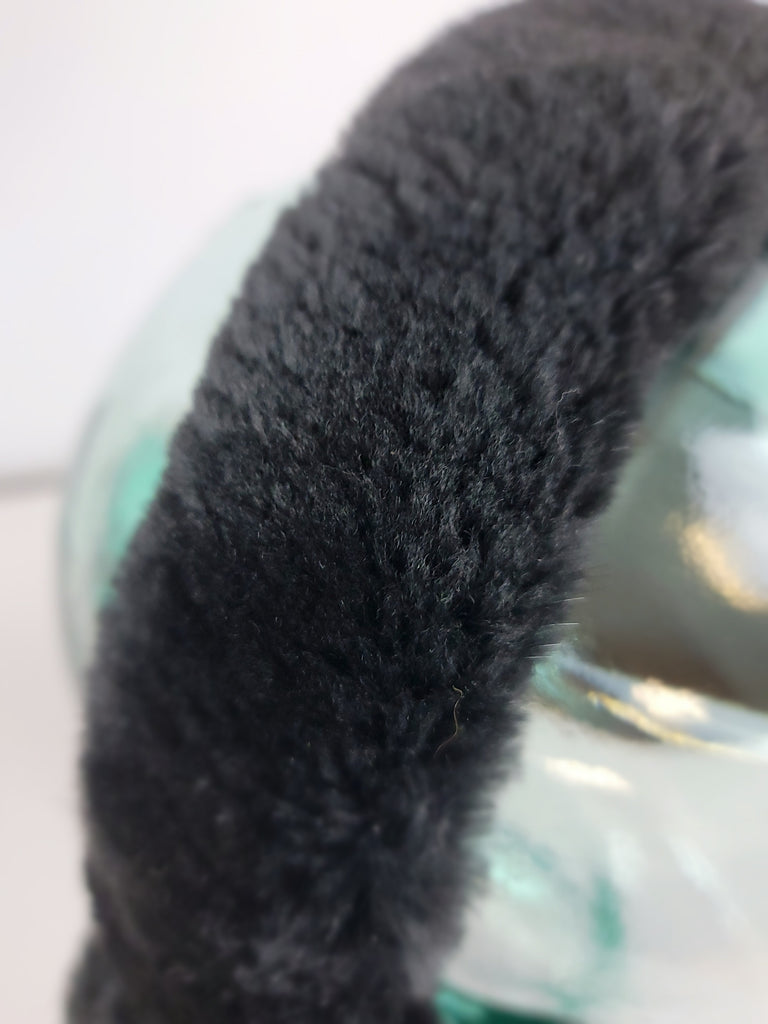Fur Earmuff- Black