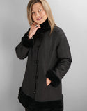 Reversible Poly Carcoat/ Rex Lined - Black