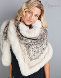 Baroque Shawl- Dark Plum