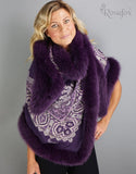 Baroque Shawl- Dark Plum