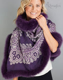 Baroque Shawl- Black