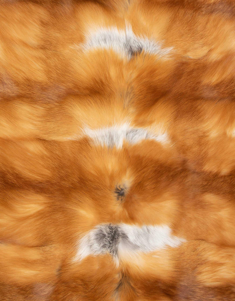 CANADIANA Fox Blanket - Natural Red