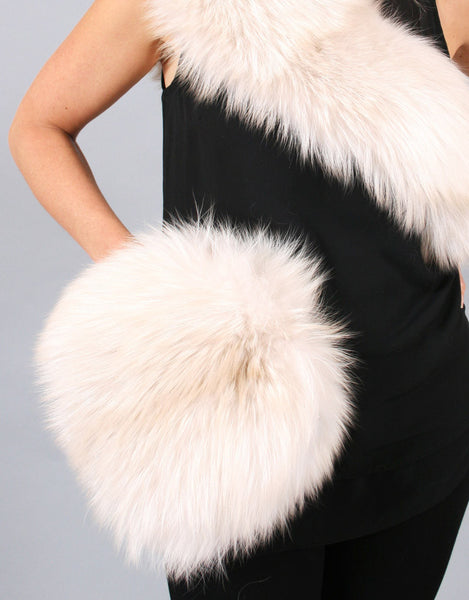 Forever Elegant Purse Muff- Pearl