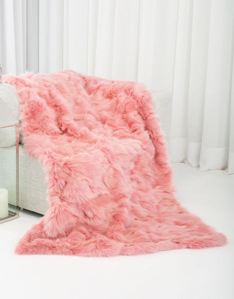CANADIANA Fox Blanket - Pink