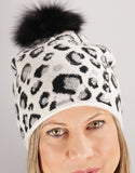 Animal Pom Hat- Pearl Black