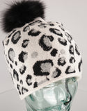 Animal Pom Hat- Pearl Black