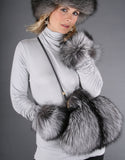Forever Elegant Purse Muff- Cross Fox